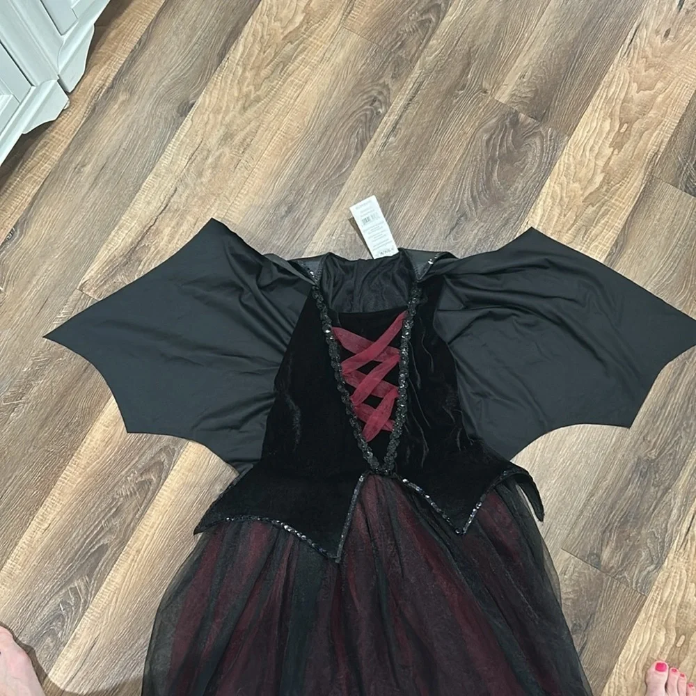 Way to Celebrate Dracula's Darling Halloween Costume Dress Girl's Size XL(14/16)